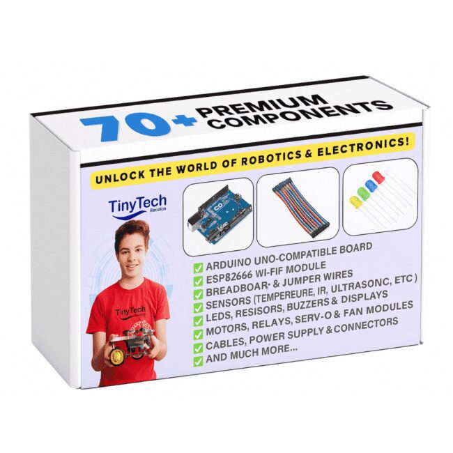 Starter Kit – 70+ Components for Electronics & Robotics with Manual - Image 4