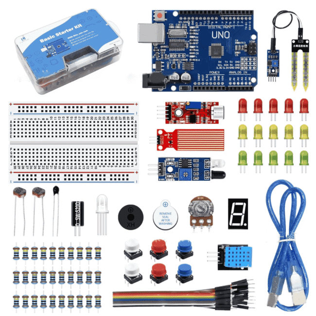 Starter Kit – 70+ Components for Electronics & Robotics with Manual - Image 2
